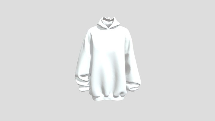 Oversized Hoodie 3D Model