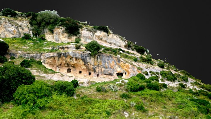 Necropoli a Domus De Janas "Ochila" 3D Model