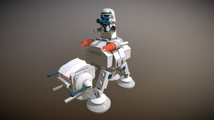 Star wars Lego set 75075 3D Model