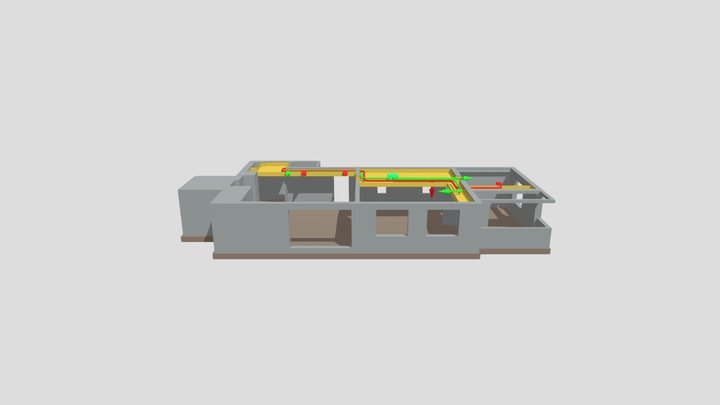 Roof Plan 3D Model