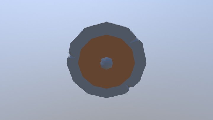 Wood Shield 3D Model