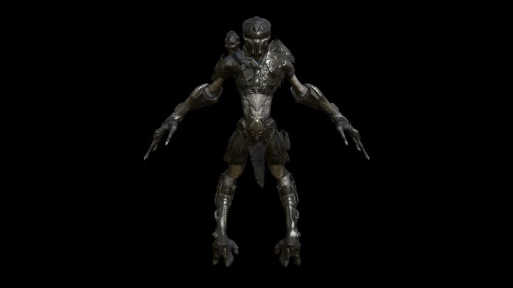 Alien Hunter 3D Model