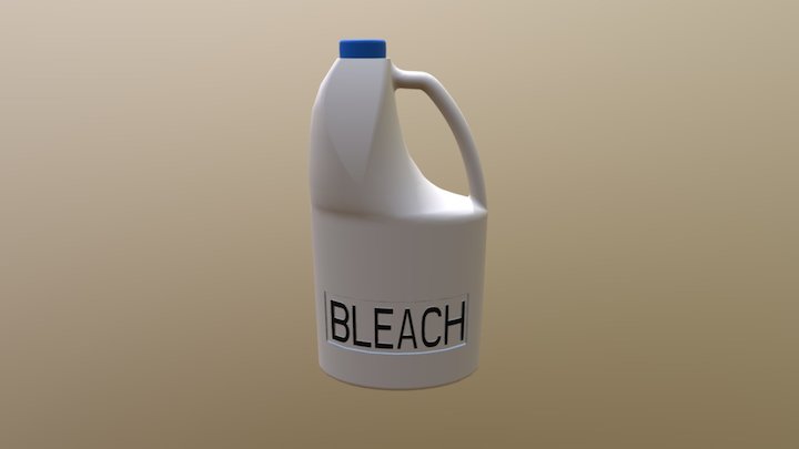 Bleach Bottle 2 3D Model