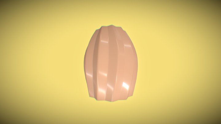 Jarrón Patrón Natural 3D Model