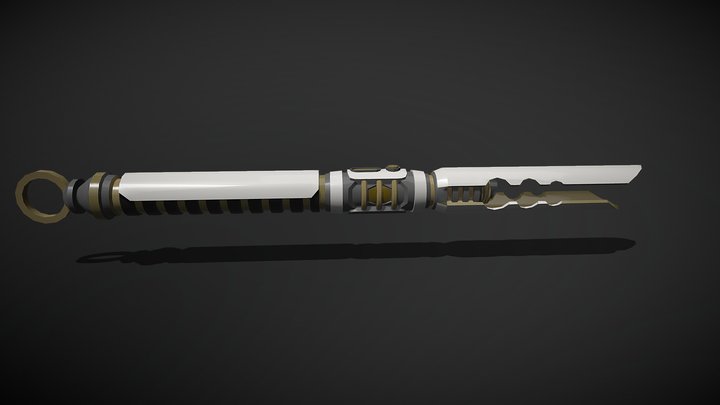 Sun Rise Lightsaber 3D Model