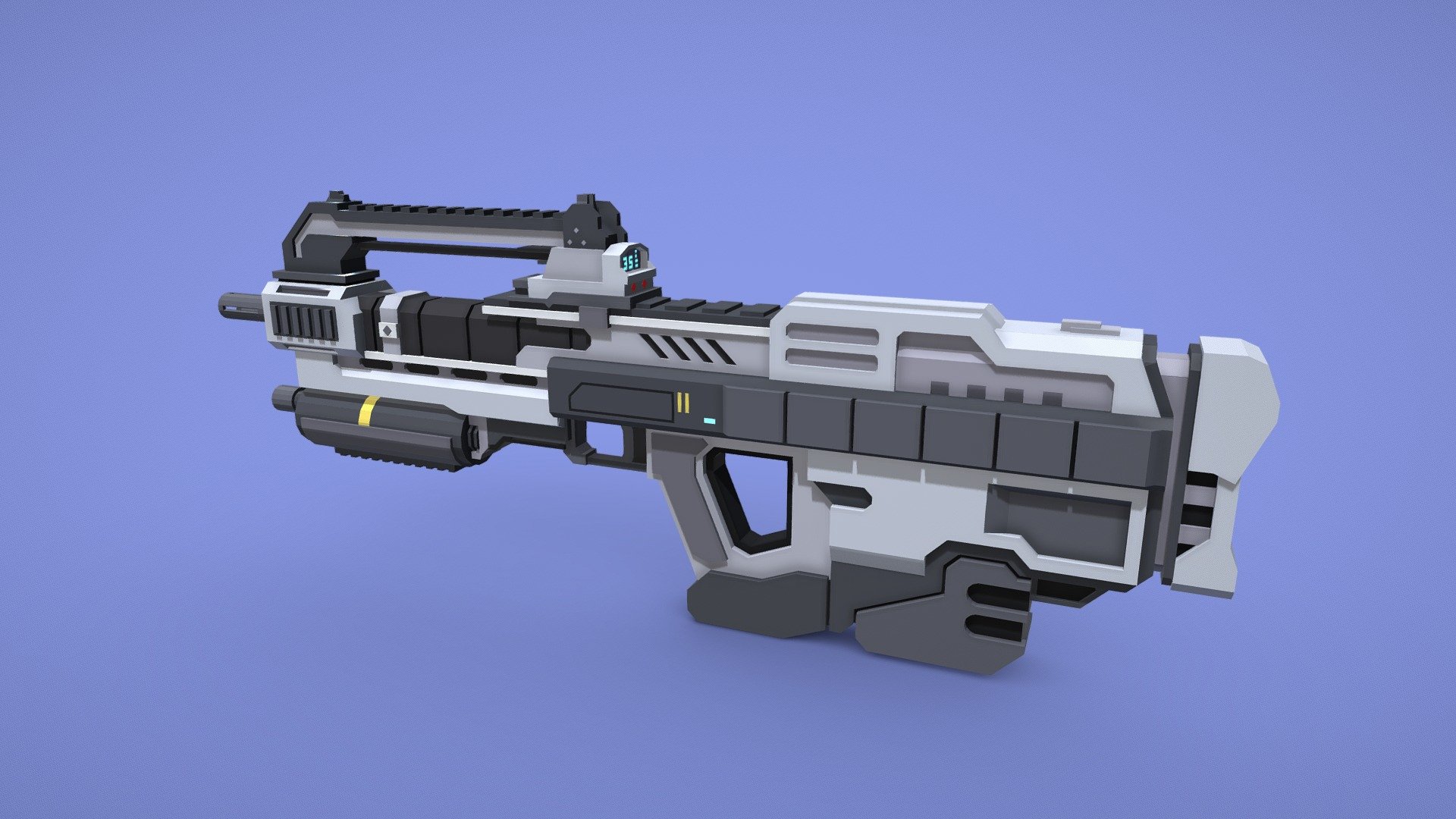 Halo - Carabine — Sketchfab embed 3D viewer