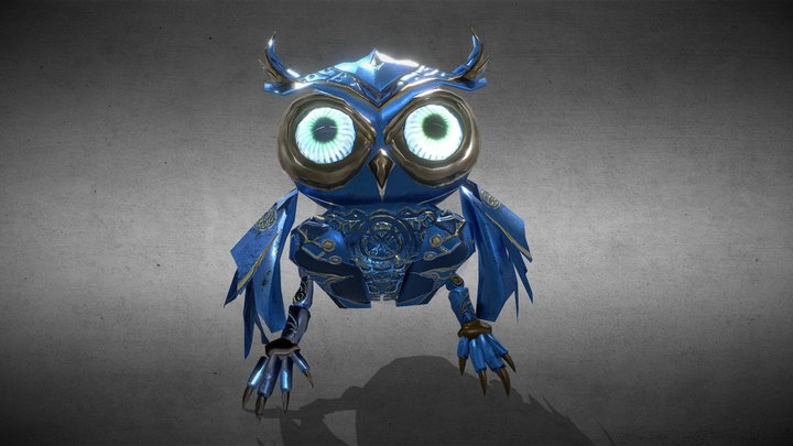 Owl robot 3D Model