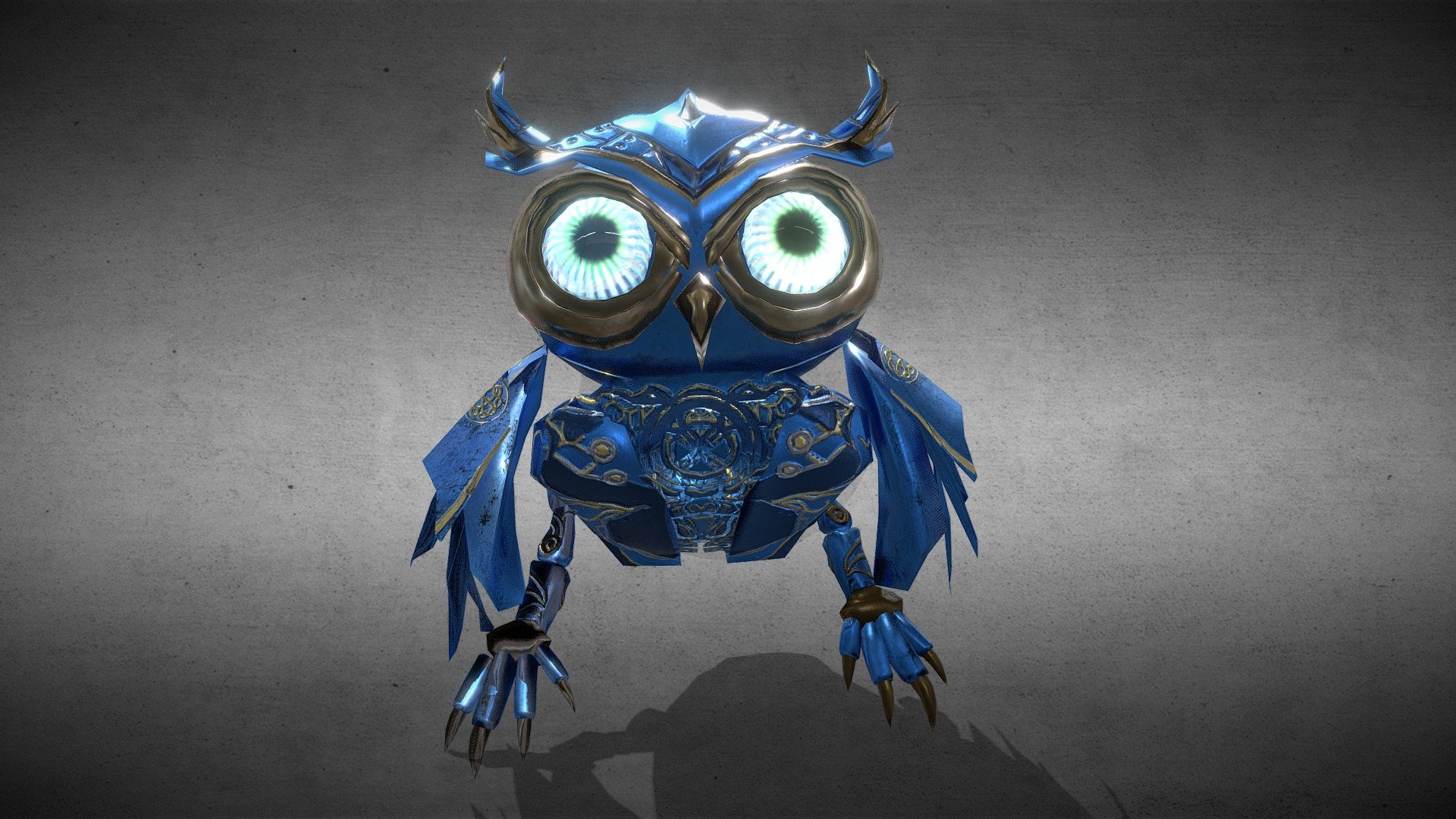 Owl robot 3D model by yukaartapplenana (yukaart) [49cc511] Sketchfab