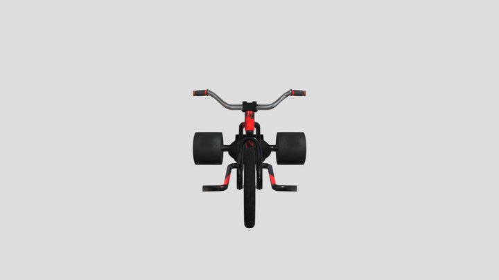 Drift Trike Bike Low Poly – Modello 3D gratuito STL