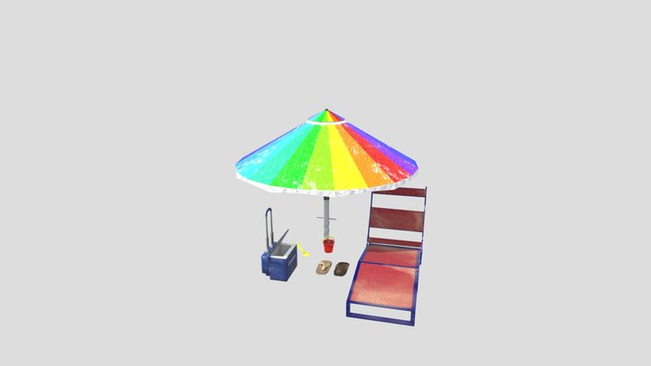 Stoops 6 Props 3D Model