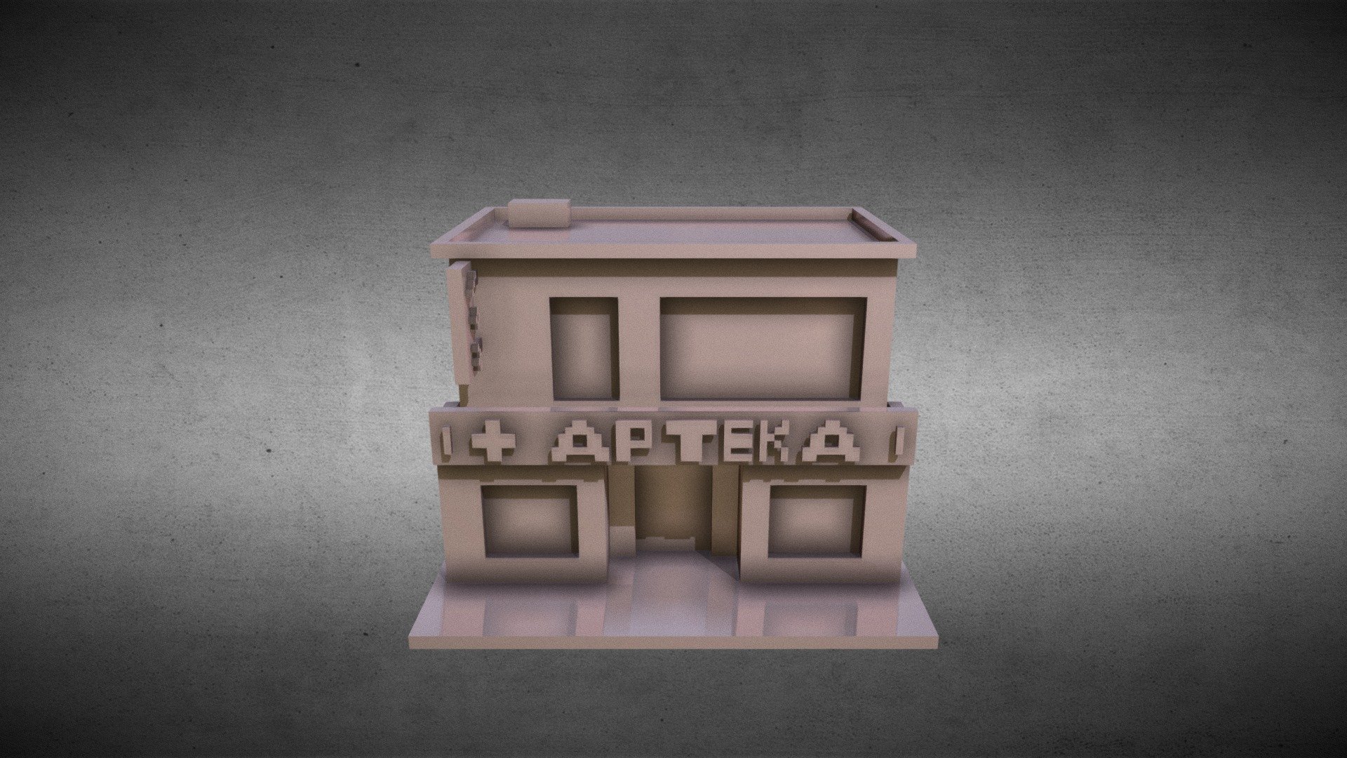 Apteka - 3D model by marcin_mi [49cded7] - Sketchfab