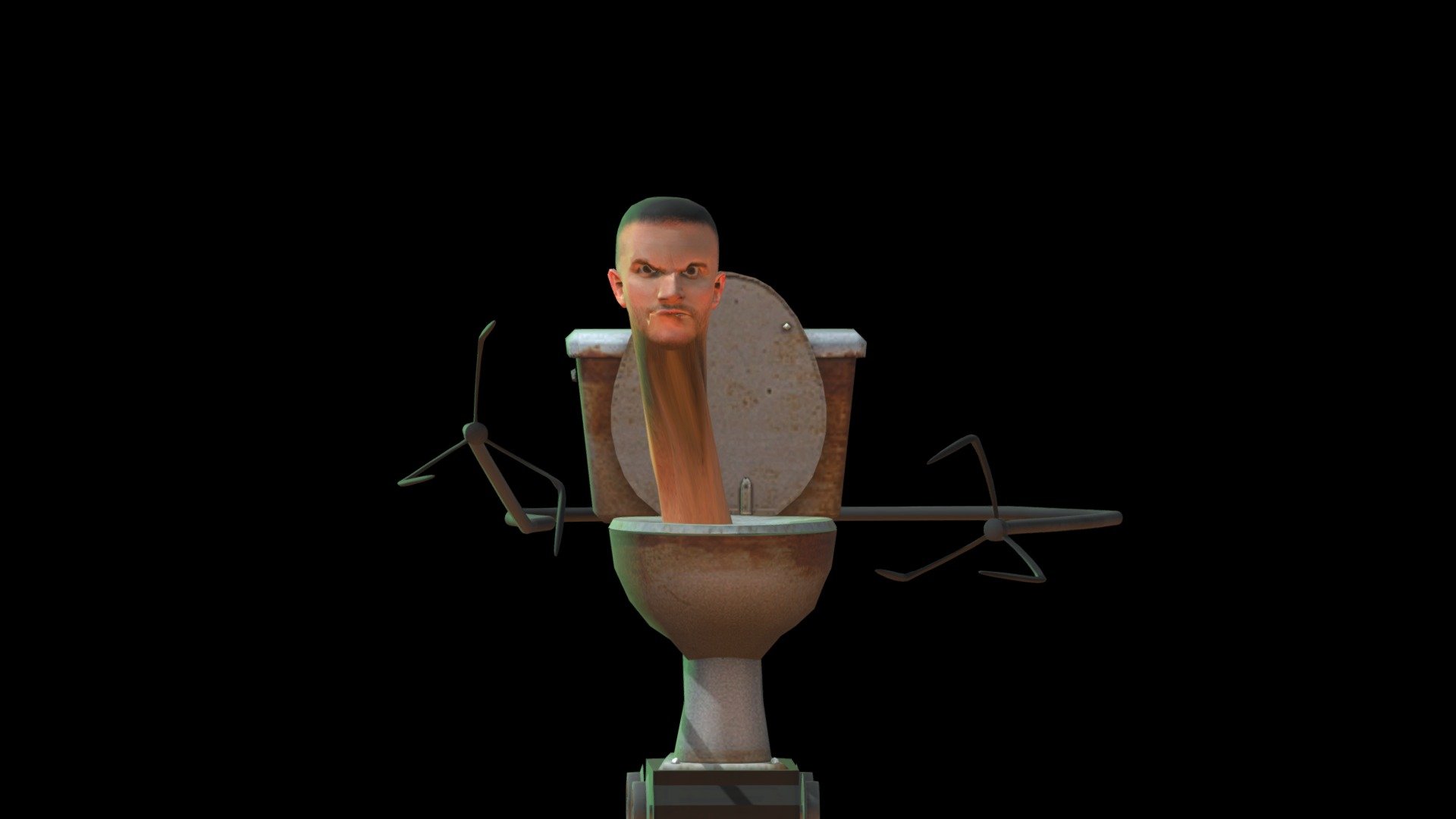 Skibidi Toilet Claw Download Free 3d Model By Pamm Daeboommmm 49ceb46 Sketchfab