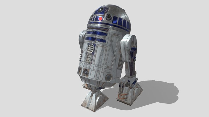 Star Wars R2-D2 – Modello 3D gratuito STL