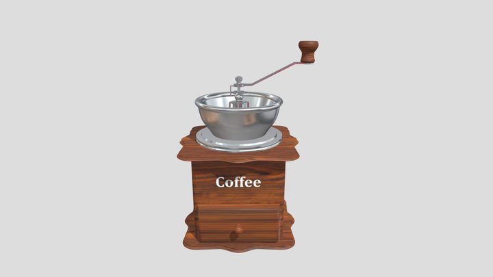 vintage coffe2 3D Model