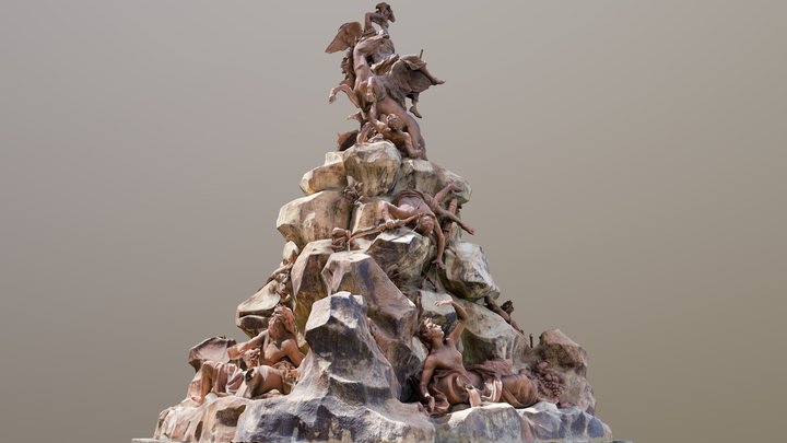 Fuente de la Fama (Fountain of Fame) 3D Model