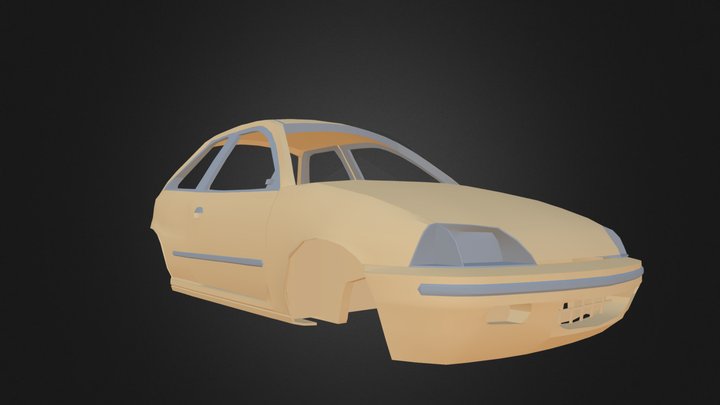 Geo Metro 2nd Generation 3D Model