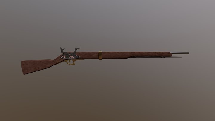 Kurumi's Musket 3D Model