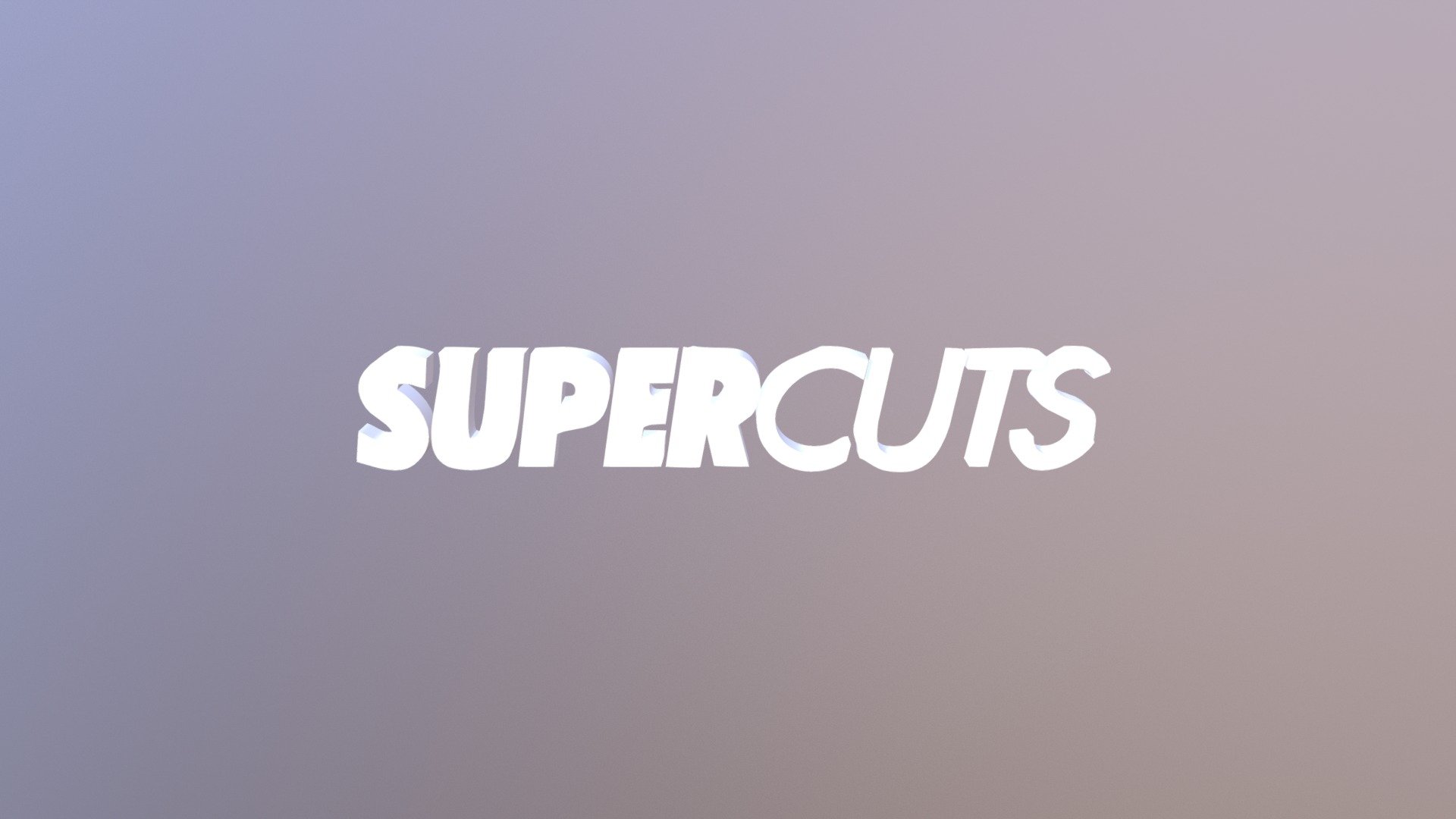 Supercuts Logo 3d - Download Free 3D model by tim71charger [49d1718 ...