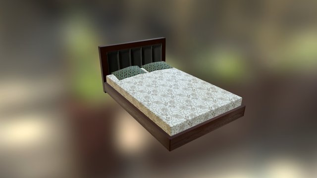 Morpheus Hotel Bed 3D Model