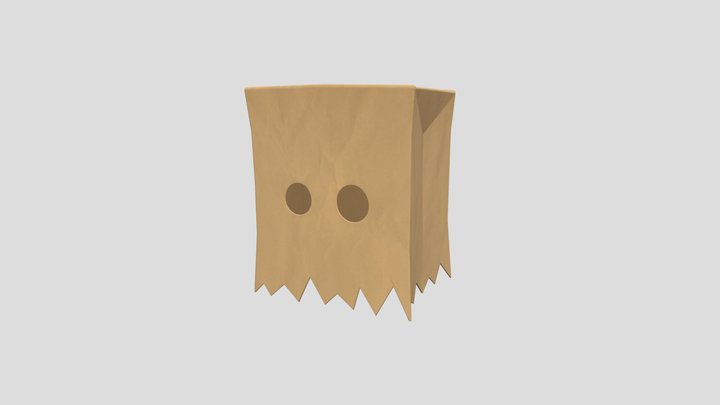 Paper bag 3D Model