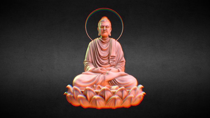 Buddha Gandhara style 3D Model