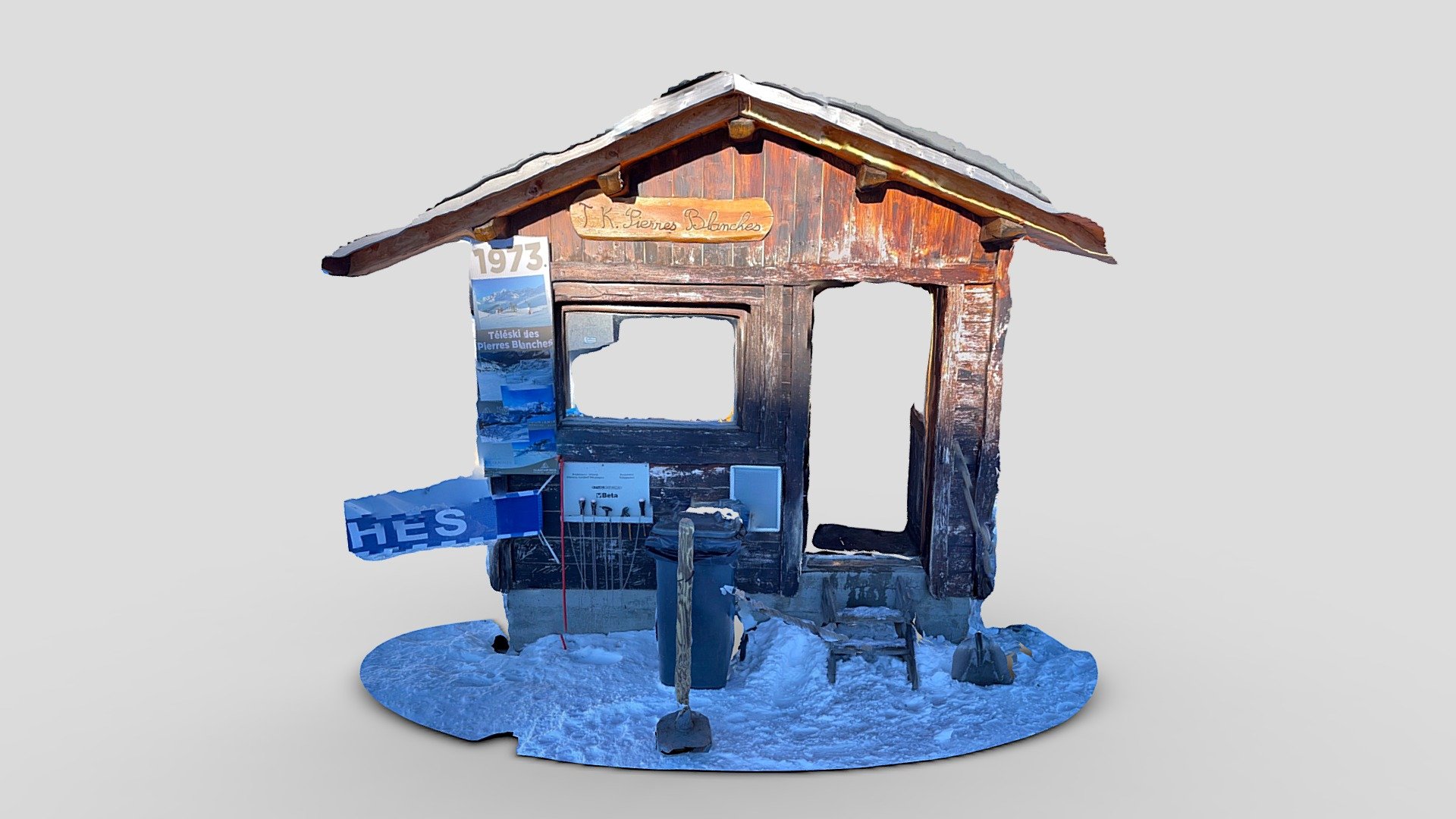 Day 352: ski tow cabin