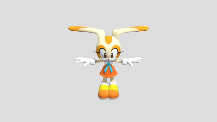 Mobile - Sonic Dash - Cream 3D Model