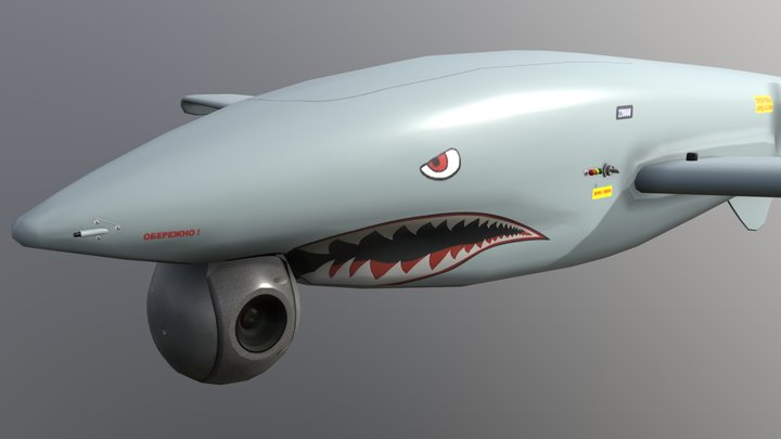 SHARK UAV  Ukrspecsystem 3D Model