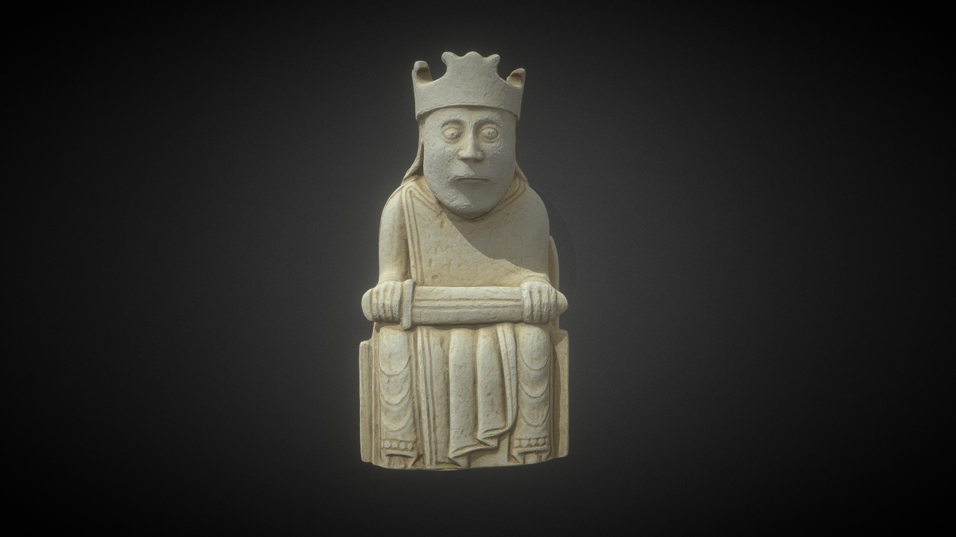 The Lewis Chessmen - King (Giftshop)
