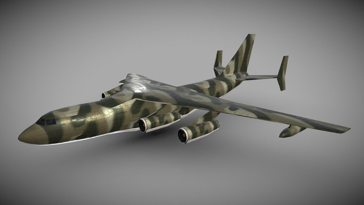 Transport plane 3D Model