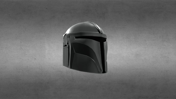 Mandalorian Helmet 3D Model