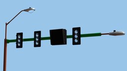 traffic light - Download Free 3D model by Belmihoub (@belmihoubm1 ...