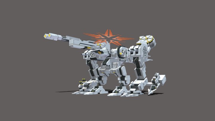 Geburah (Blue Archive) Minecraft version 3D Model