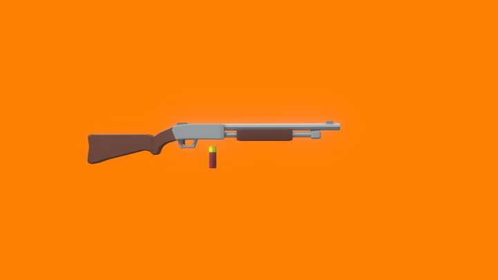 Shotgun 3D Model
