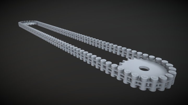 Chain Sprocket 3D Model