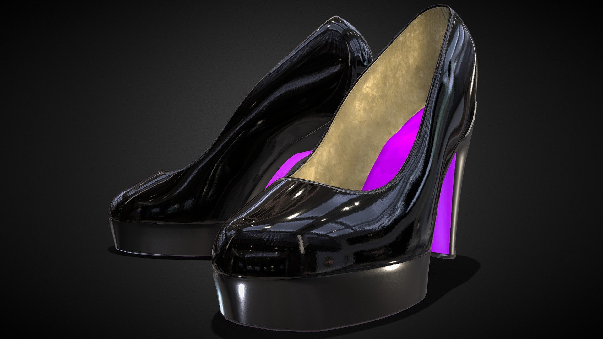 Heels gloss