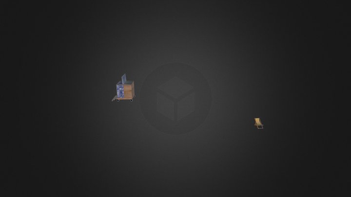 Un-cube-dans-mon-jardin 3D Model