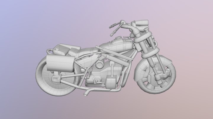 Motocycle 3D Model