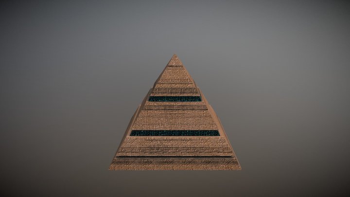 Short Pyramid 3D Model