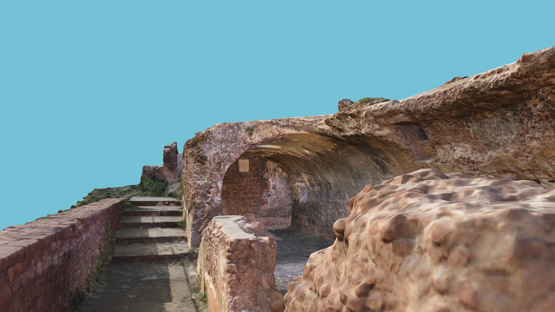 Vil·la romana de Can Valls - Cisterna — Sketchfab embed 3D viewer
