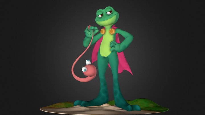 Super Frog 3D Model
