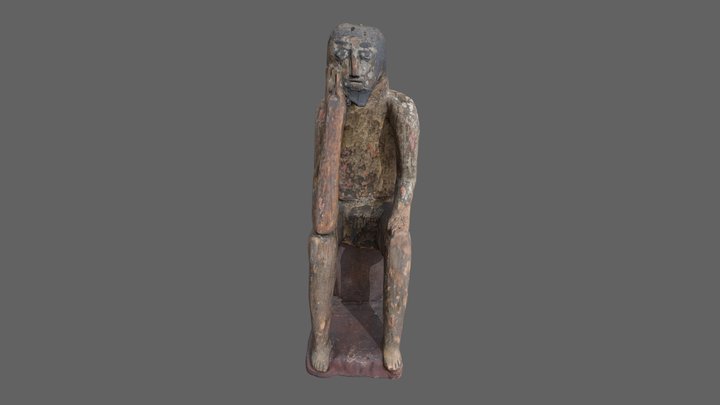 MOR-E 17  Pensive Christ 3D Model