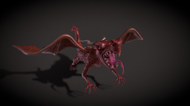Dragón para entrega 3D Model