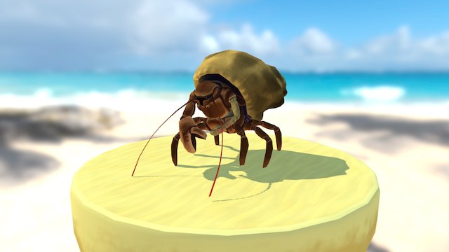Crab - walk 3D Model
