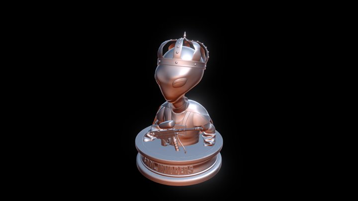 Cool Invaders Print #01 3D Model