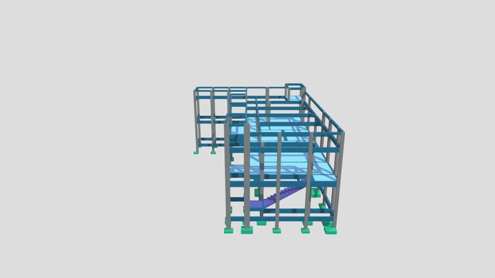 3D Estrutural Paróquia São Rafael 3D Model