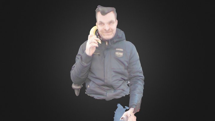 Paul Da Banana 3D Model