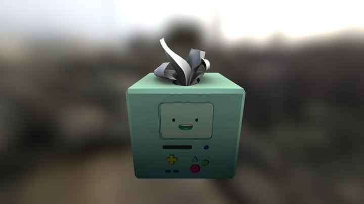 Tissue Box 3D Model