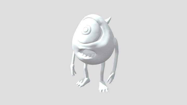 Mike Wasowski - Multipart 3D Model