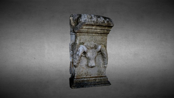 Roman altar 3D Model